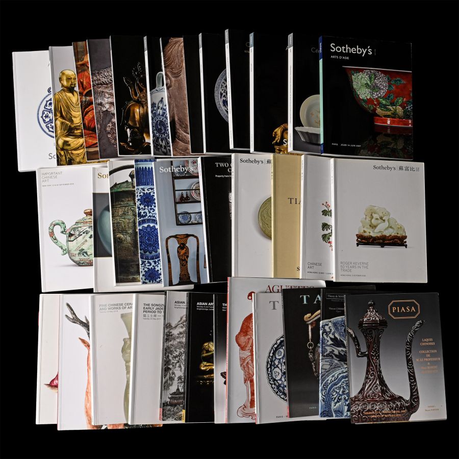 Sotheby's and Other Chinese and Asian Art Auction Catalogue Group - 35 Titles