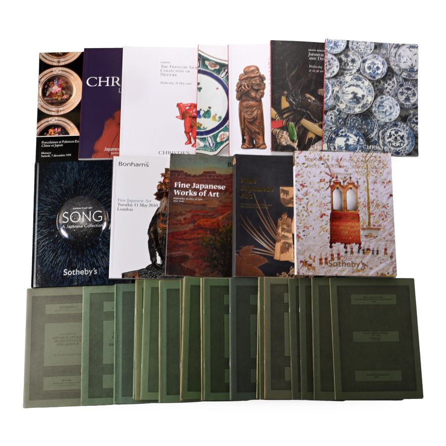 Sotheby's, Christie's and Bonhams Japanese Art Auction Catalogue Group - 36 Titles