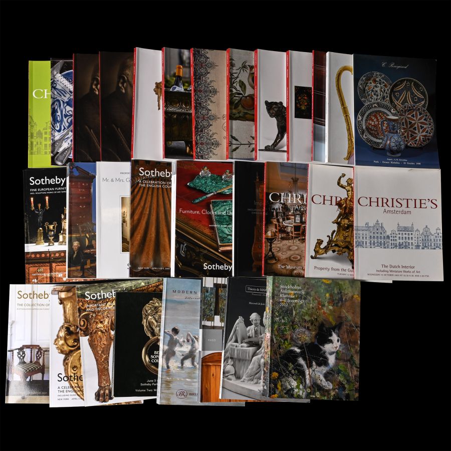 Christie's, Sotheby's and Other English, European and American Antique Art Auction Catalogues - 30 Titles