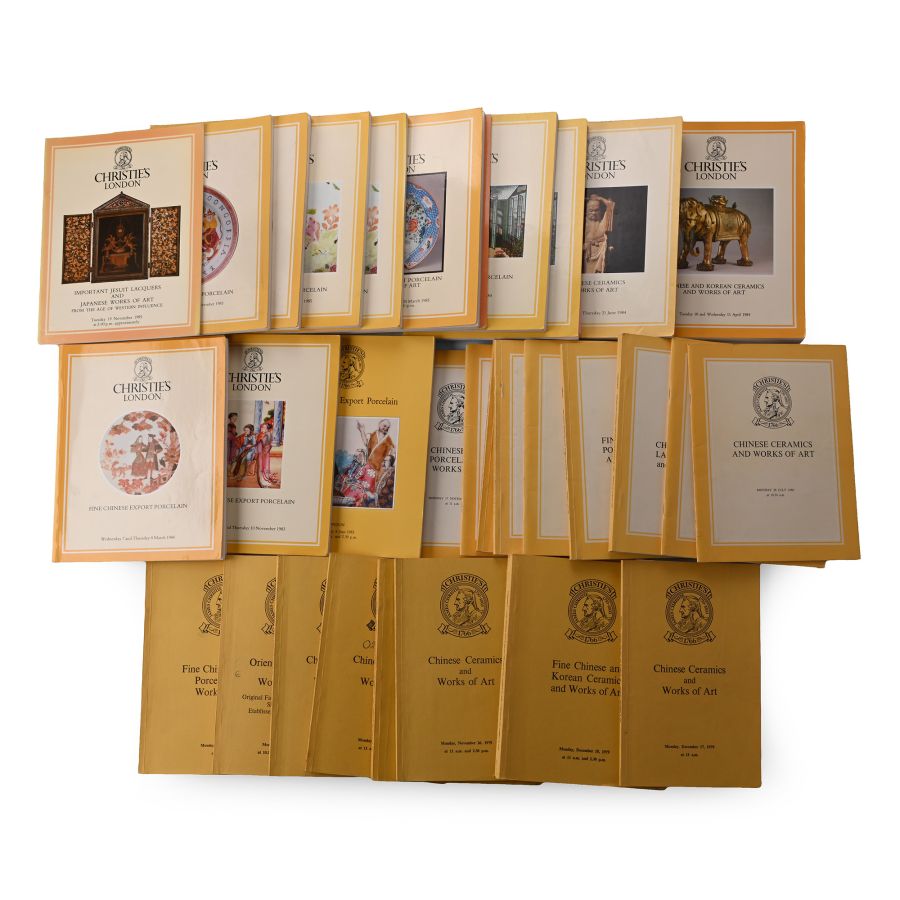 Christie's London Chinese and Asian Art Auction Catalogue Group - 32 Titles