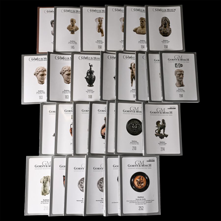Gorny & Mosch Antiquities and Ancient Art Auction Catalogue Group - 27 Titles