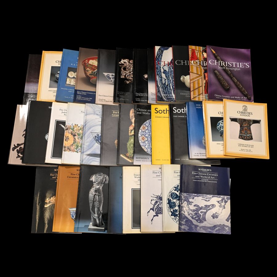Sotheby's and Christie's Chinese and Asian Art Auction Catalogue Group - 33 Titles