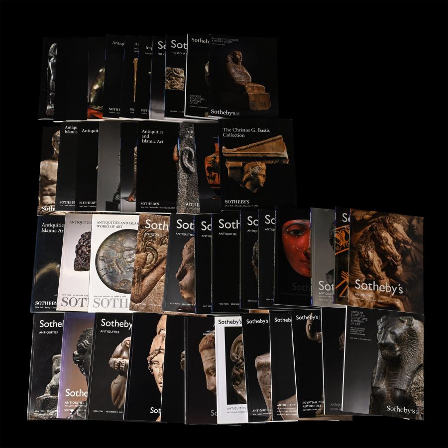 Sotheby's New York and London Antiquities and Ancient Art Auction Catalogue Group - 45 Titles