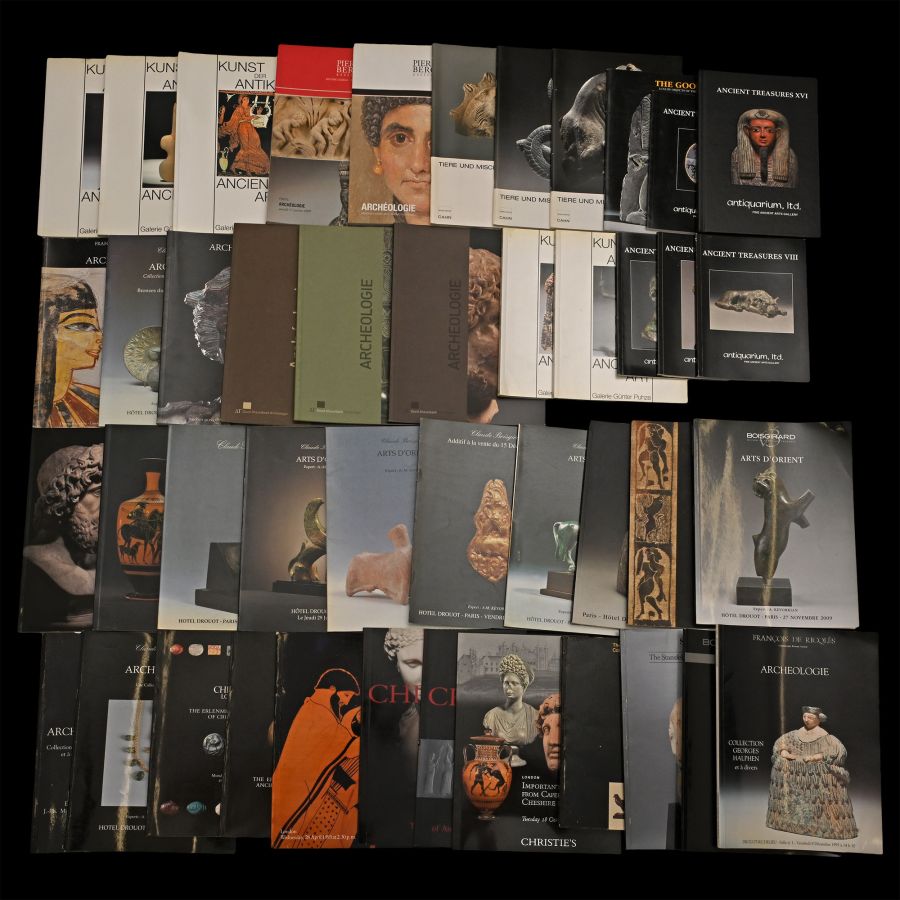 Christie's, Sotheby's, Archeologie, Boisgirard, Kunst der Antike, Antiquarium and Other Antiquities and Ancient Art Auction and Gallery Catalogue Group - 43 Titles