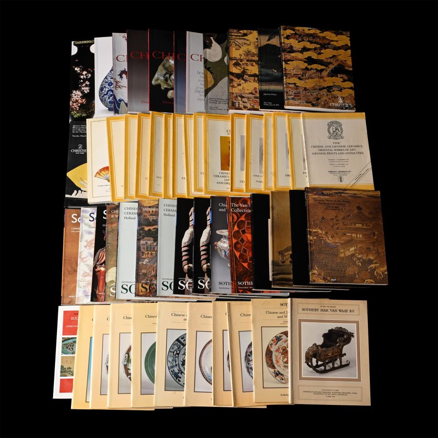 Christie's, Sotheby's and Other Japanese and Chinese Art Auction Catalogue Group - 54 Titles
