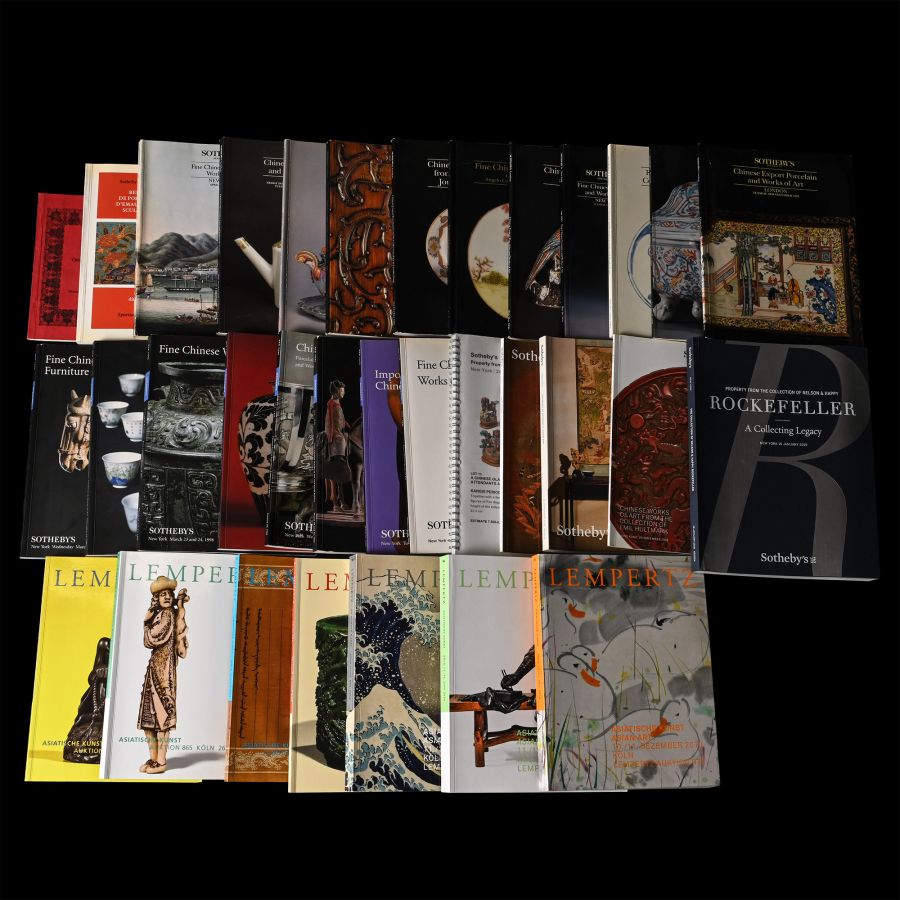 Sotheby's, Lempertz and Other Chinese and Asian Art Auction Catalogue Group - 33 Titles
