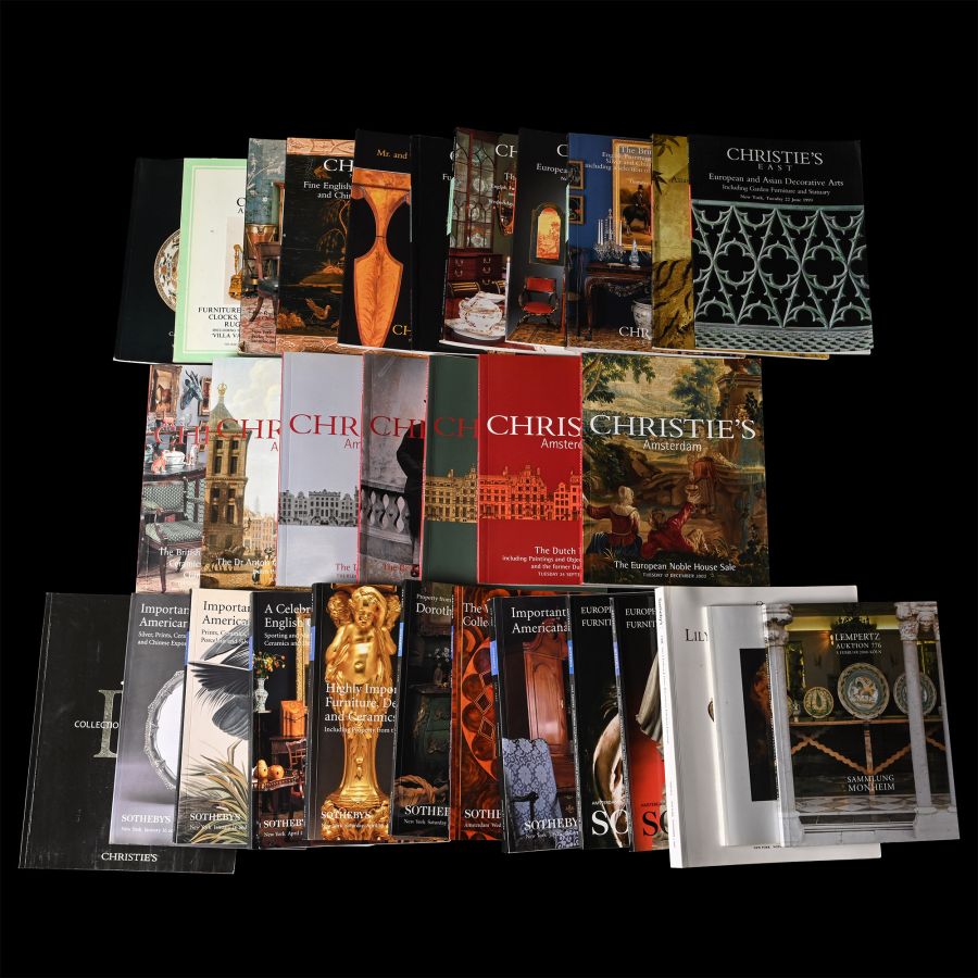 Christie's, Sotheby's and Other English, European and American Antique Art Auction Catalogues - 31 Titles