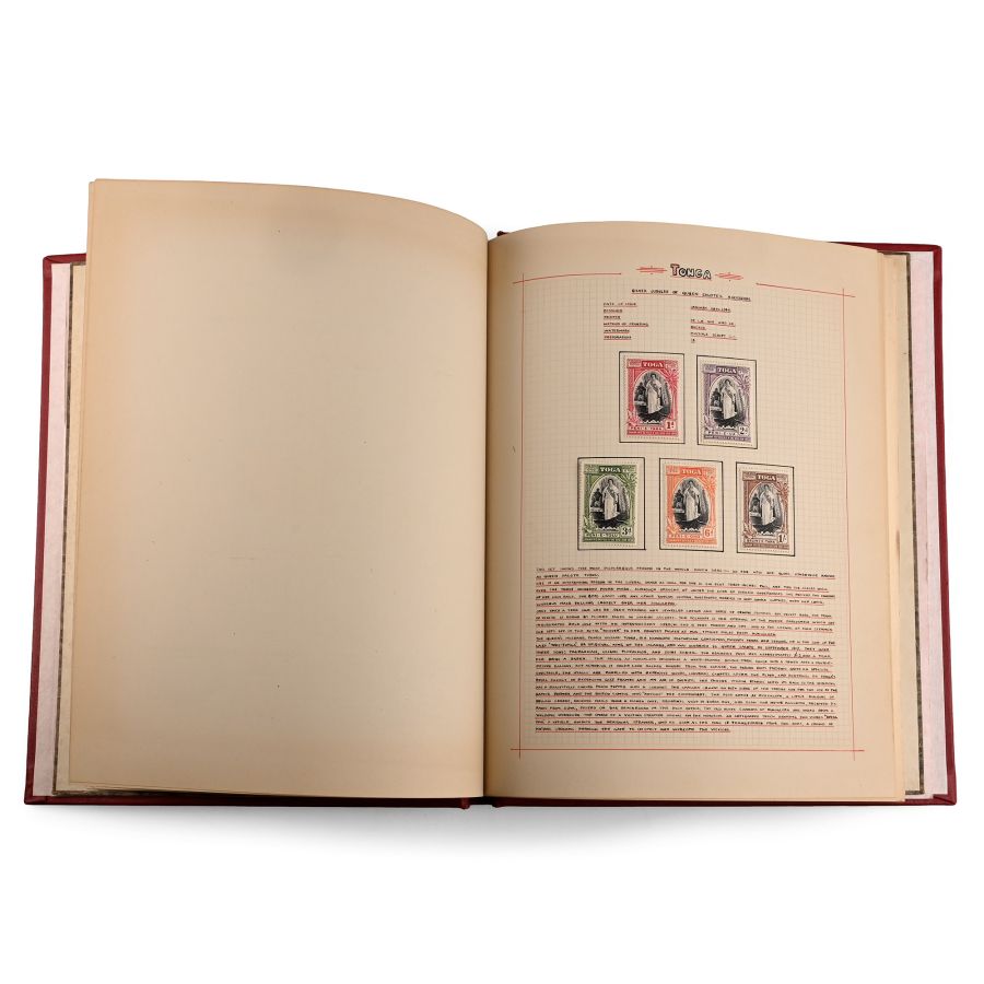 Loose-Leaf Stamp Album of Falkland Islands and Dependancies, and Others