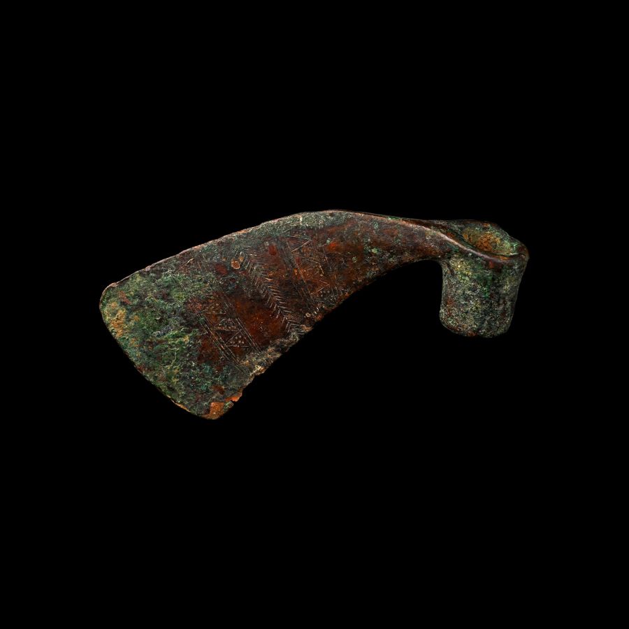 Bactrian Bronze Decorated Socketted Axehead