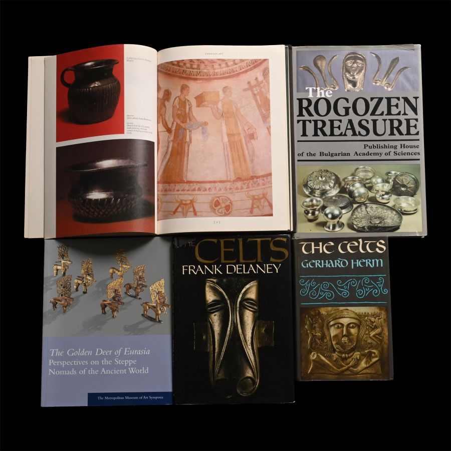 Books on Celtic, Eurasian, and Thracian and Treasure, Art and Archaeology - 5 Titles