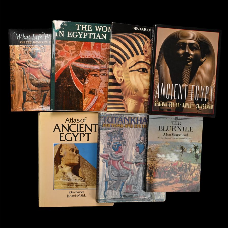 7 Books on Ancient Egypt, Egyptian Art and Egyptology - 7 Titles
