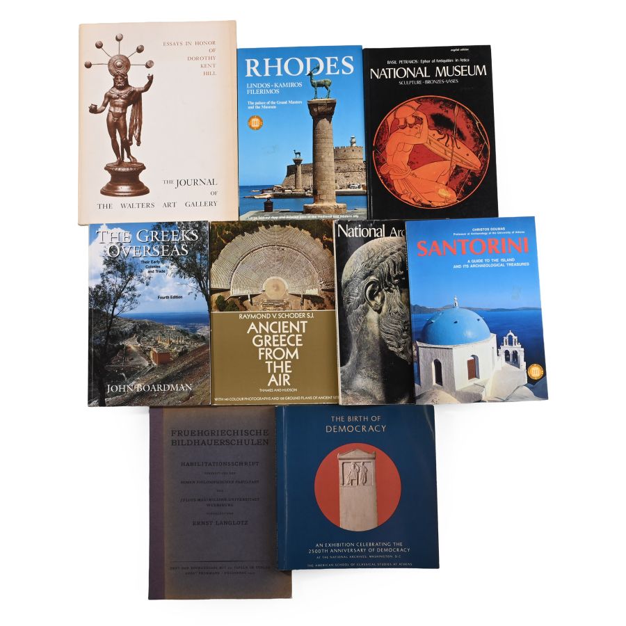 Books on Ancient Greek Antiquities, Ancient Art and Archaeology - 9 Titles