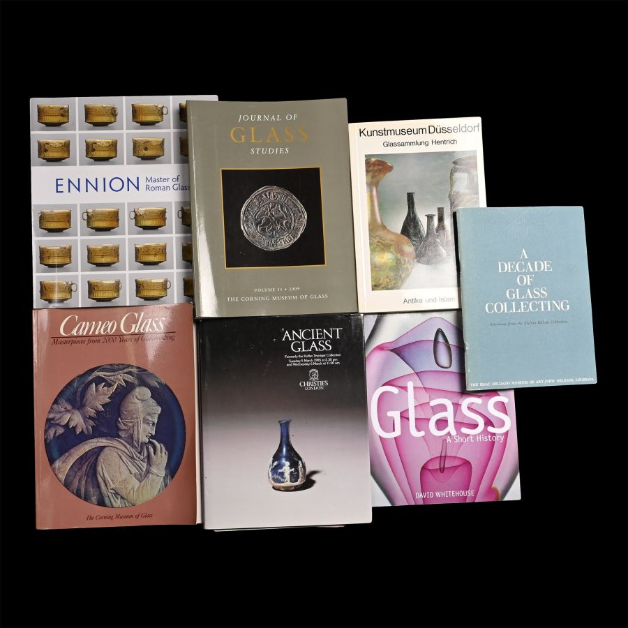Books on Ancient Roman and Other Glass, Ancient Art and Antiquities - 7 Titles