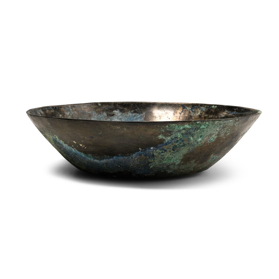 Sasanian Polished Bronze Bowl