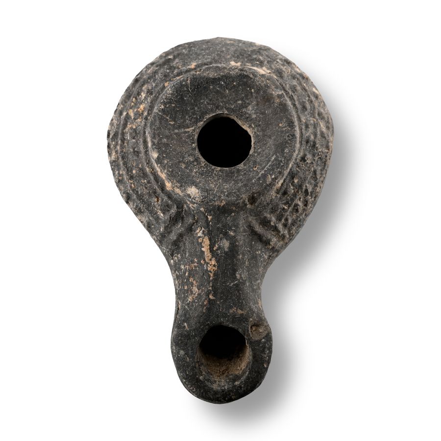 Greek Terracotta Oil Lamp