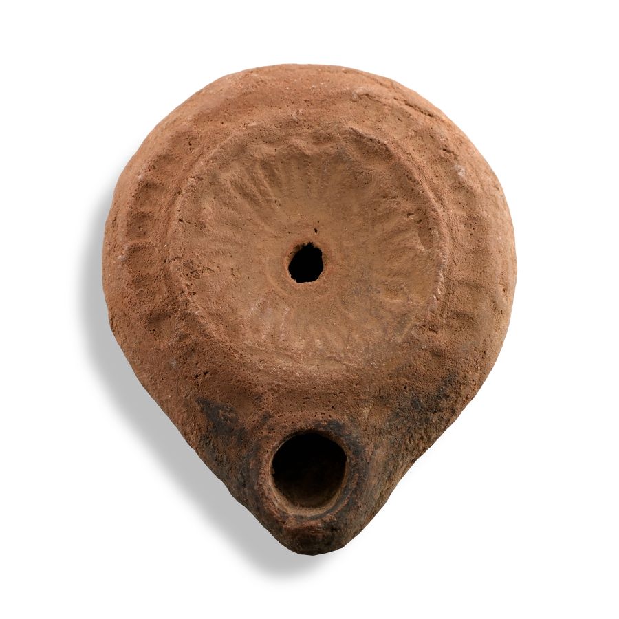 Roman Terracotta Oil Lamp