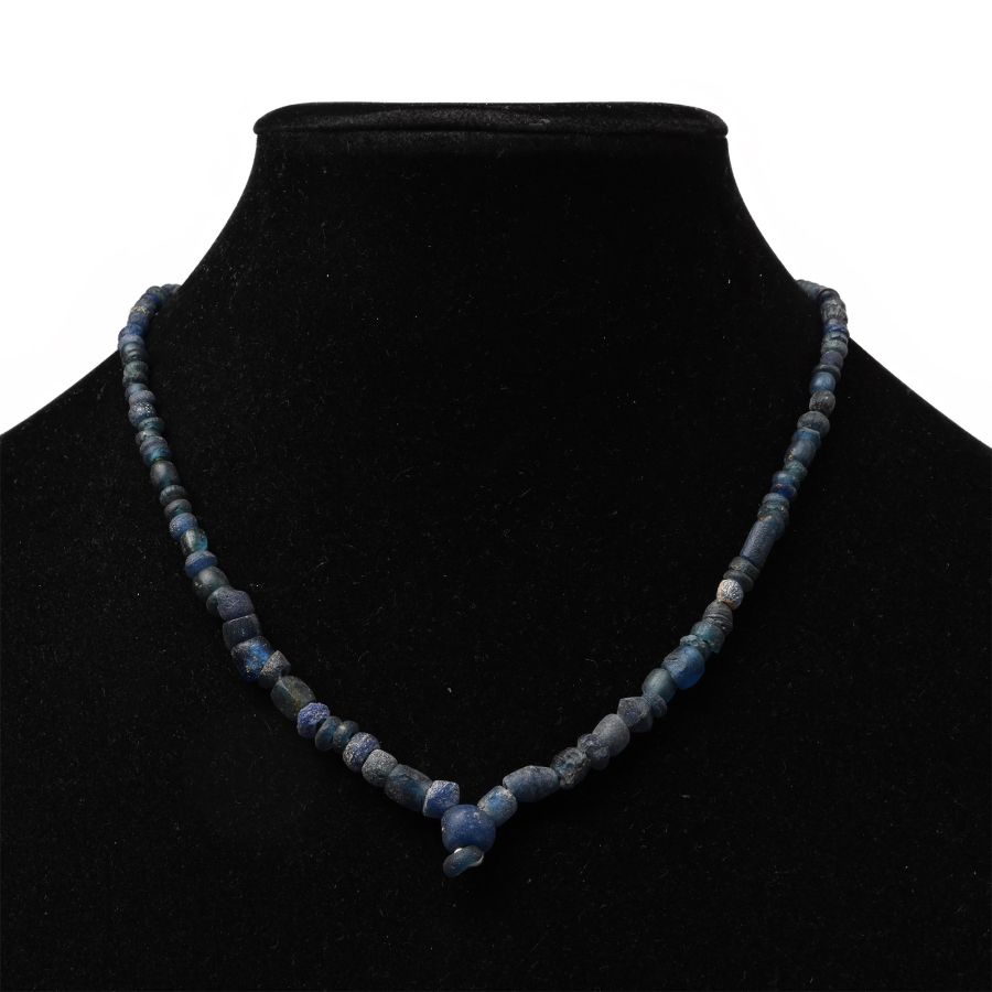 Roman Blue Glass Bead Necklace String