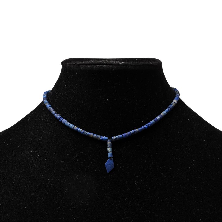 Western Asiatic Style Lapis Lazuli Bead Necklace String