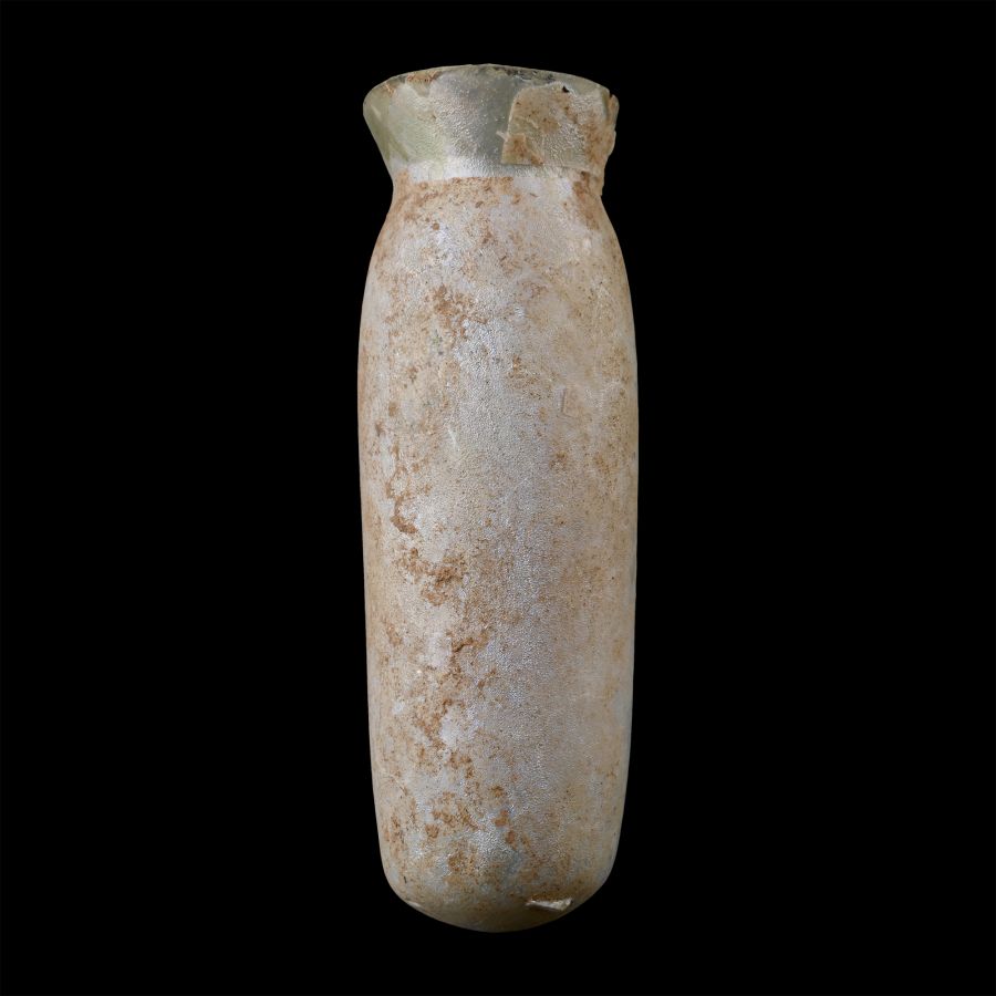 Roman Iridescent Glass Bottle