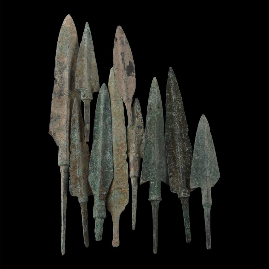 Western Asiatic Bronze Arrowhead Collection