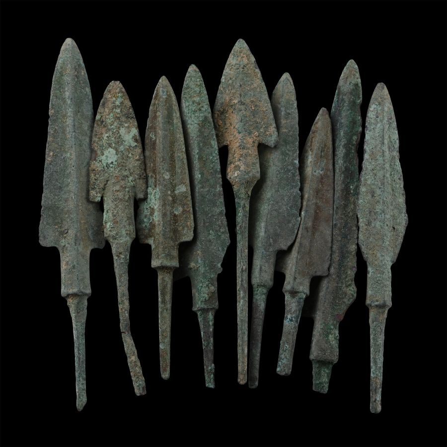 Western Asiatic Bronze Arrowhead Collection