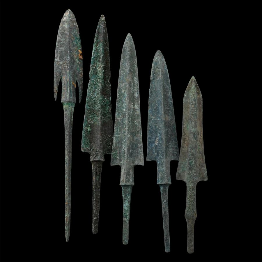 Western Asiatic Bronze Arrowhead Collection