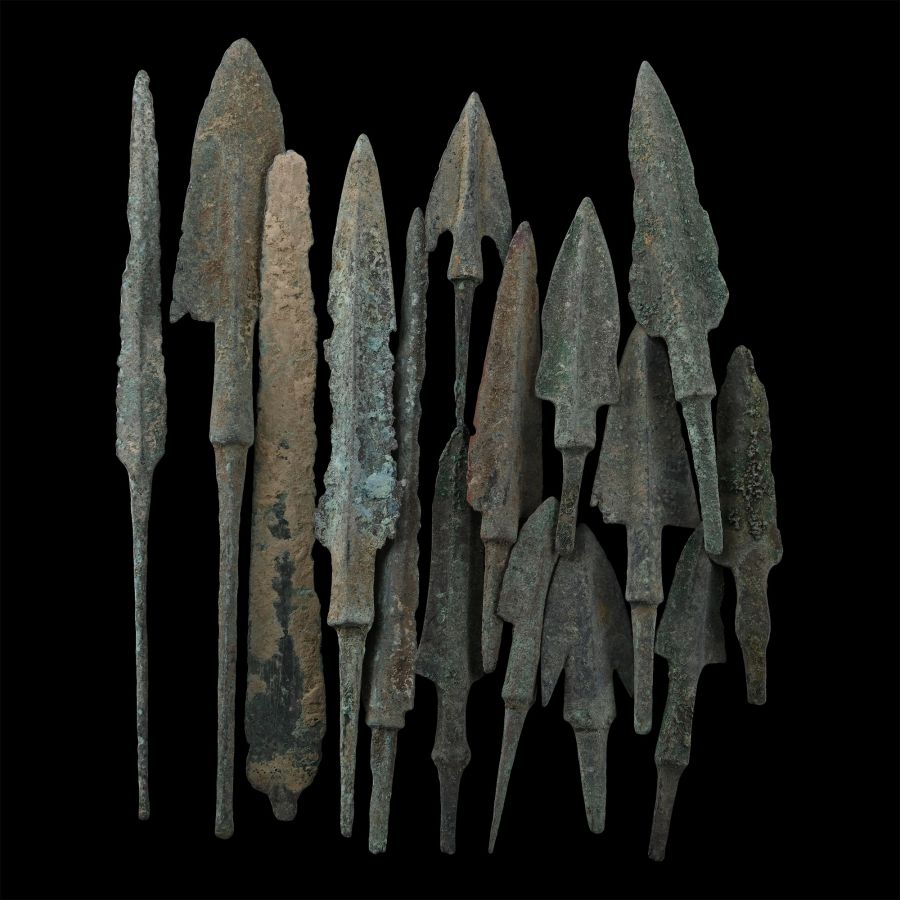 Western Asiatic Bronze Arrowhead Collection