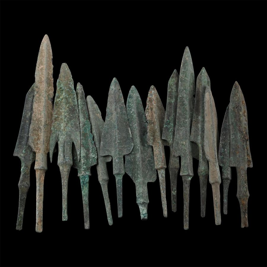 Western Asiatic Bronze Arrowhead Collection