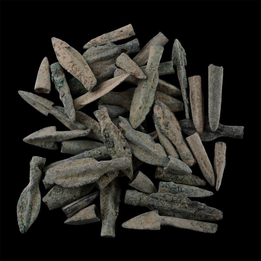 Greek and Scythian Bronze Arrowhead Collection