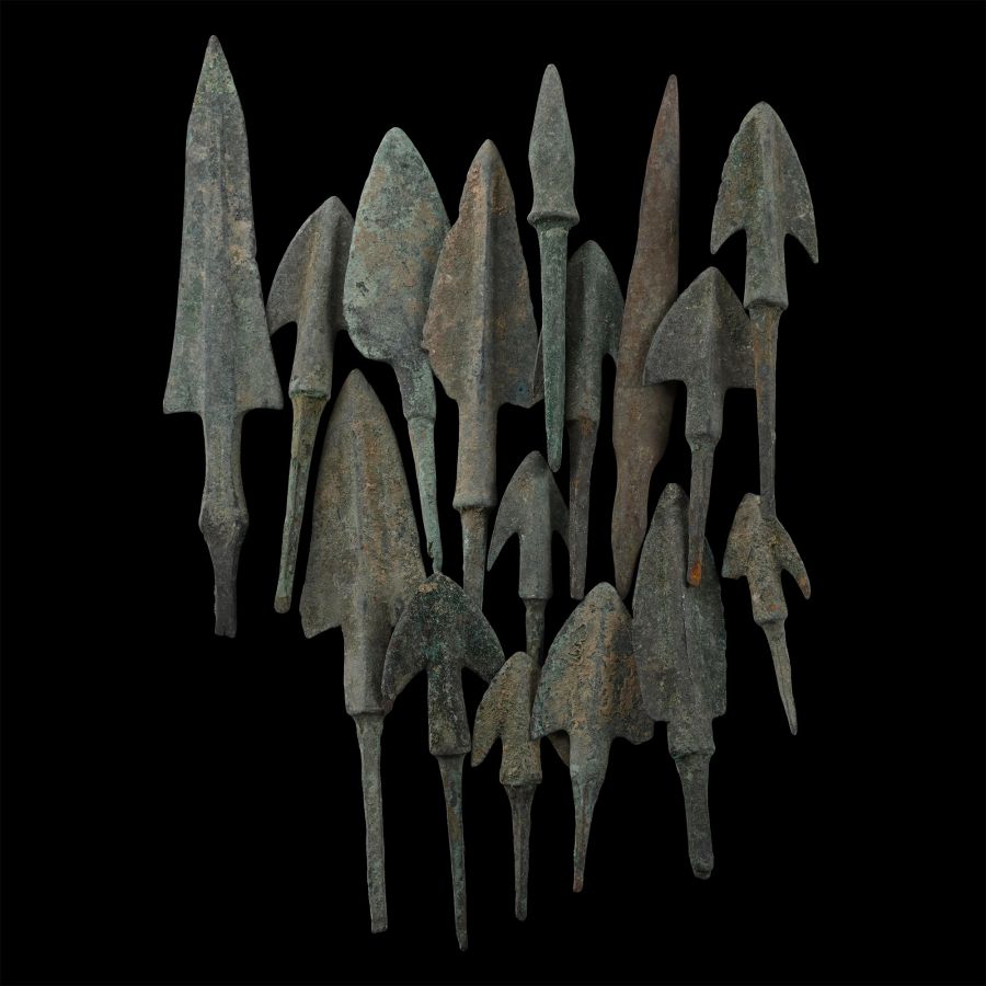 Western Asiatic Bronze Arrowhead Collection