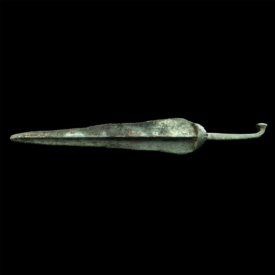 Western Asiatic Bronze Tanged Spearhead