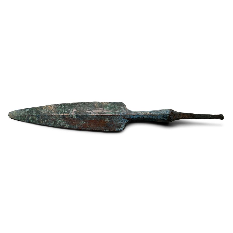 Western Asiatic Bronze Tanged Spearhead