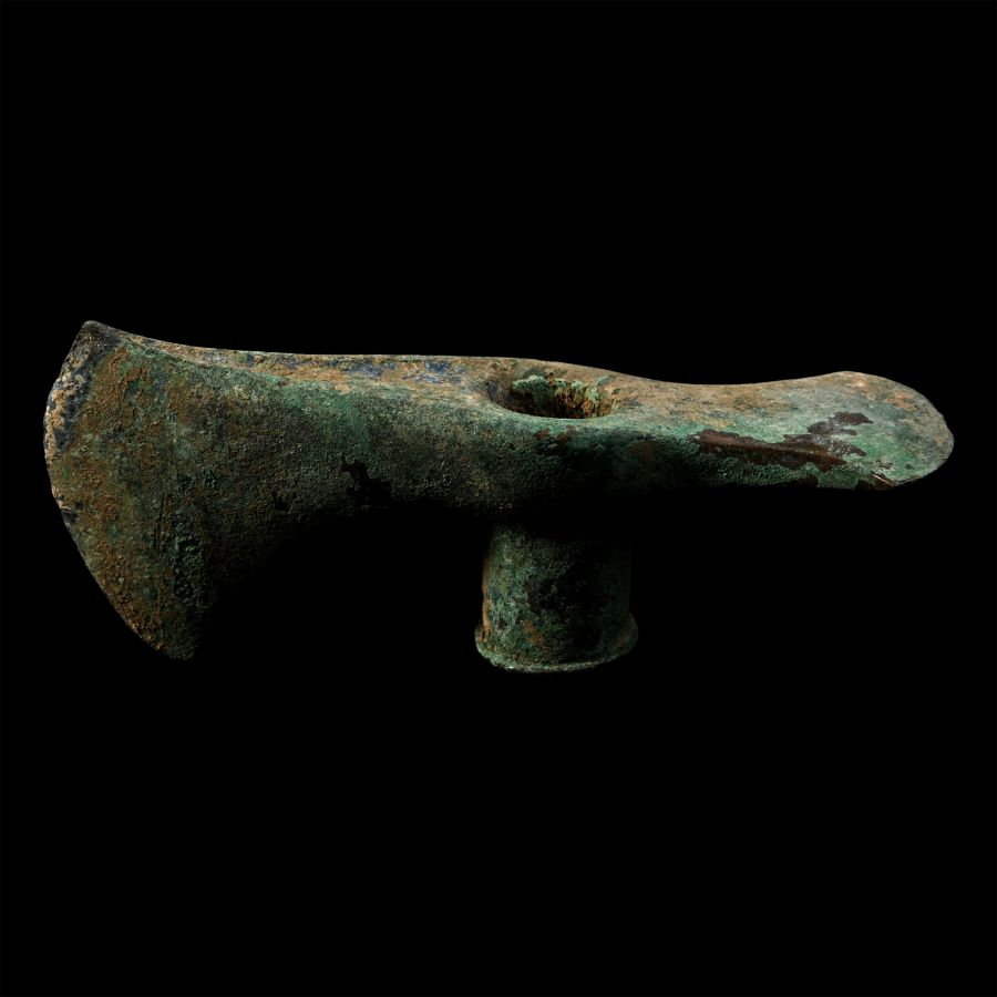 Luristan Bronze Socketted Adze-Axehead