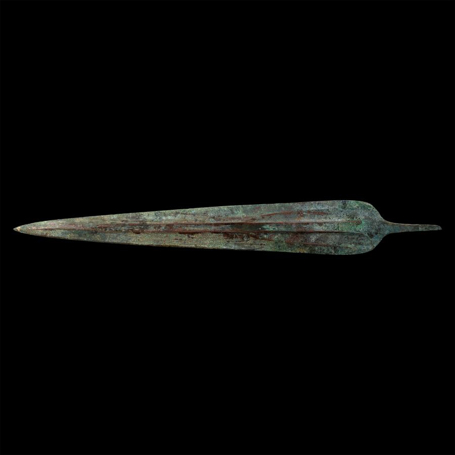 Luristan Bronze Tanged Short Sword