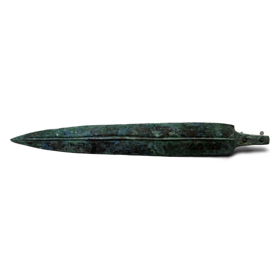 Luristan Bronze Tanged Spearhead