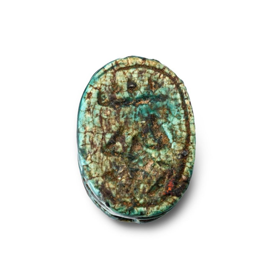 Egyptian Faience Scarab