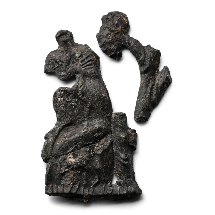 Medieval Pewter Pilgrim's Badge Fragment