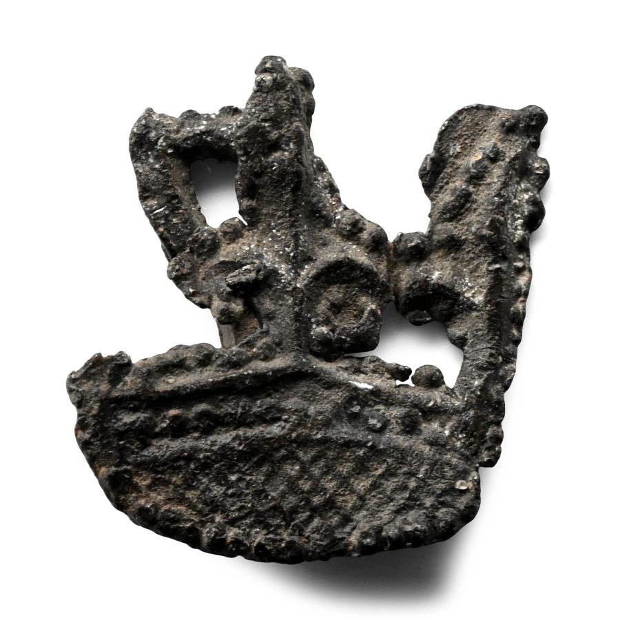 Medieval Pewter Saint Edward the Confessor's Crown Pilgrim's Badge