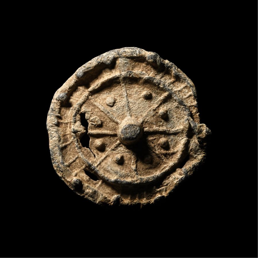 Medieval Pewter Circular Pilgrim's Badge