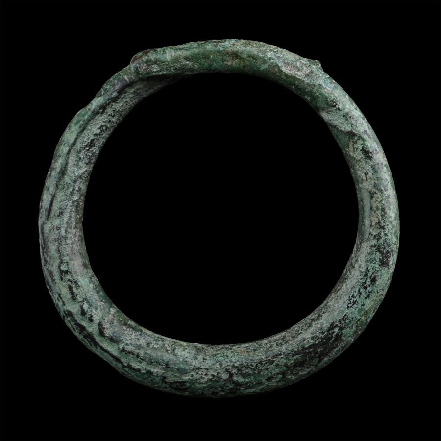 Bronze Age Decorated Coiled Bracelet