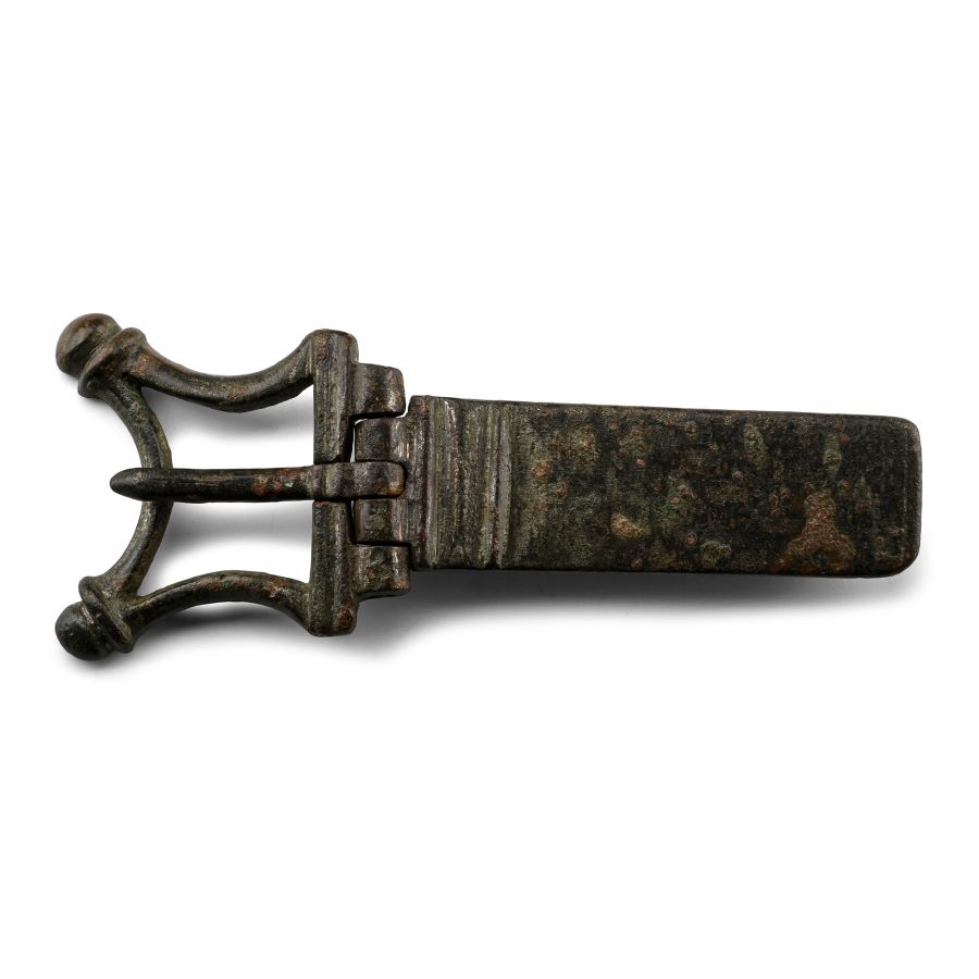 Roman Bronze Military Belt Buckle