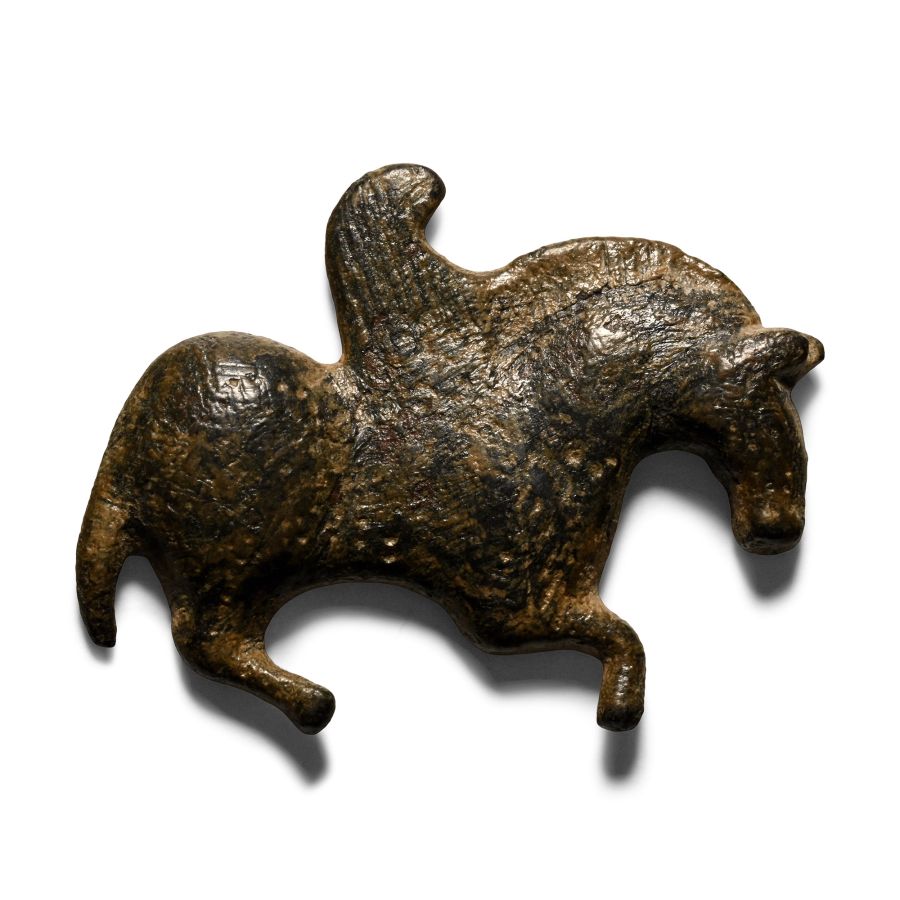 Greek Bronze Pegasus Belt Mount