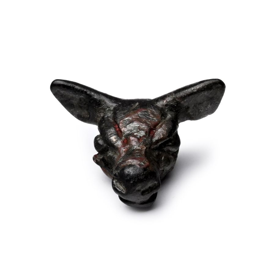 Western Asiatic Bronze Amulet of a Deer's Head