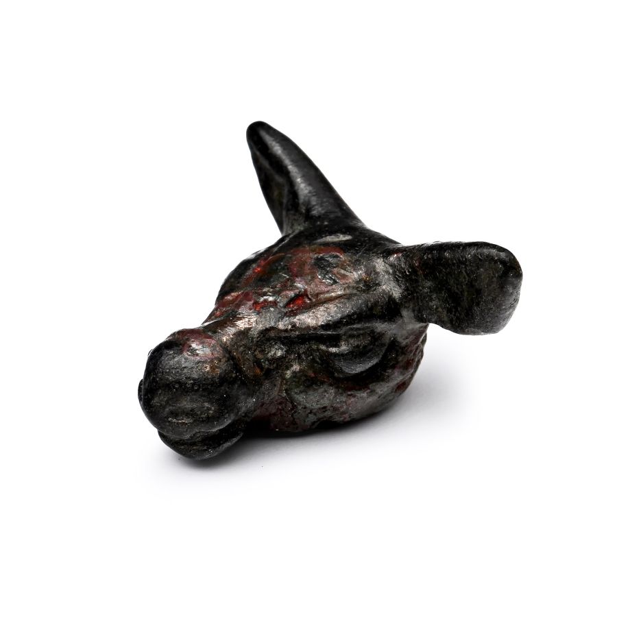 Western Asiatic Bronze Amulet of a Deer's Head