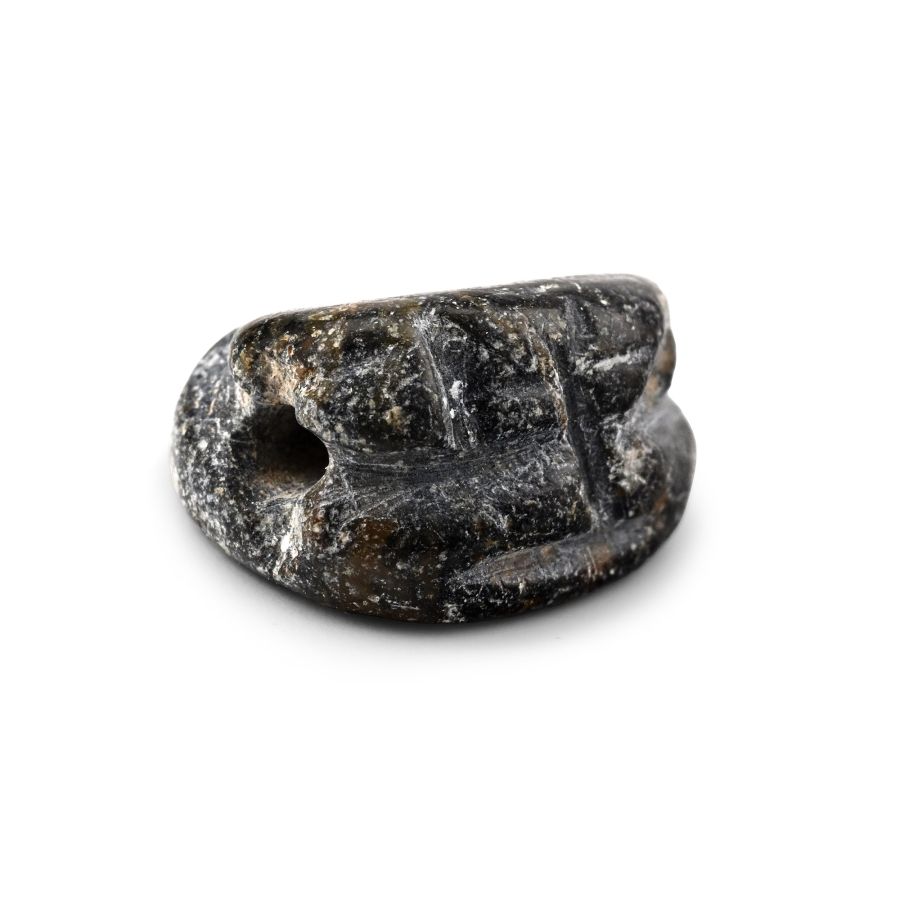 Neo-Babylonian Stone Scaraboid with Winged Beast