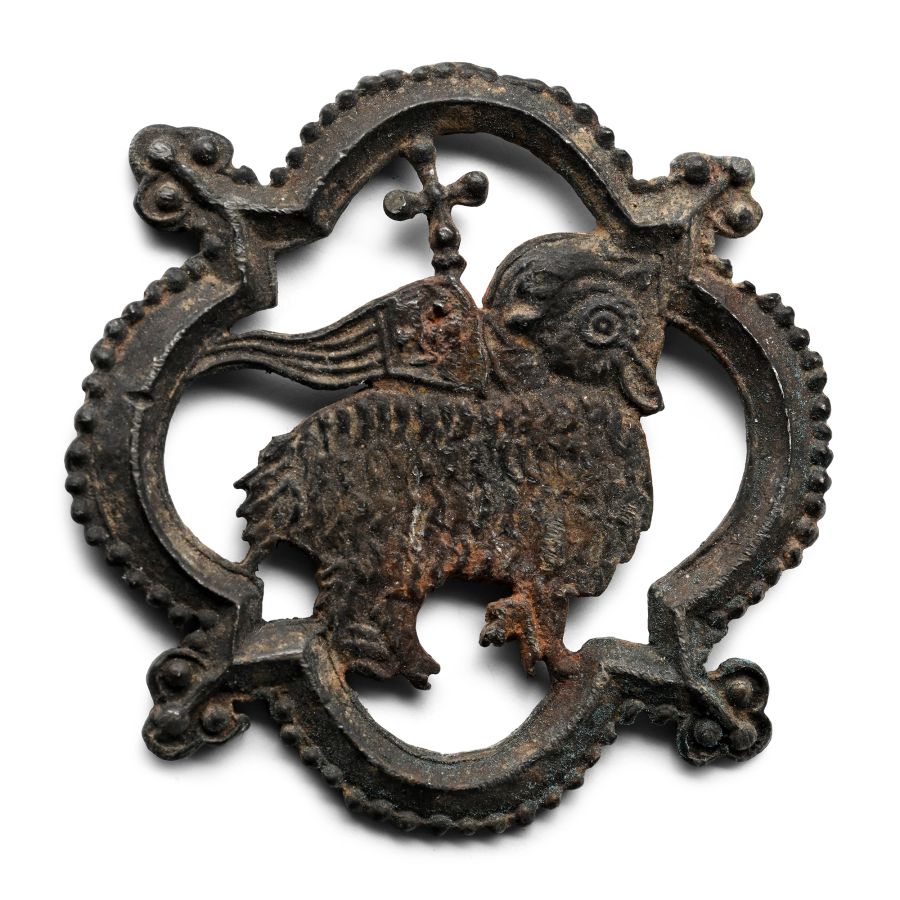 Medieval Pewter Agnus Dei Pilgrim's Badge