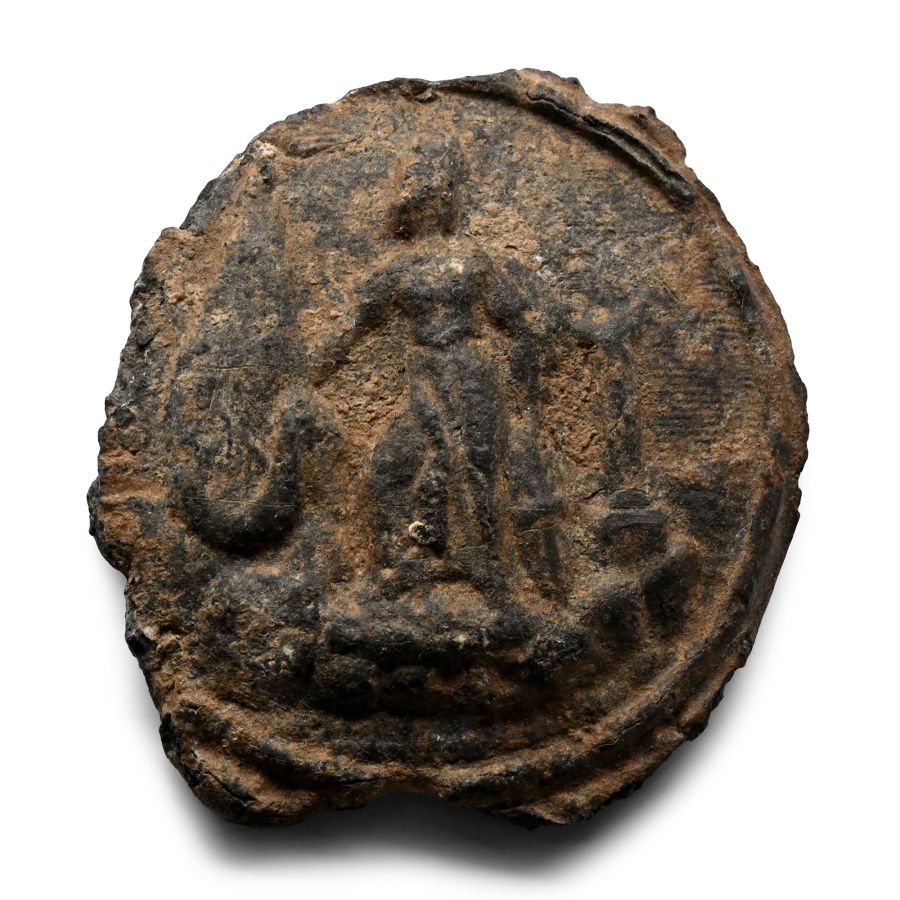 Medieval Pewter Pilgrim's Roundel