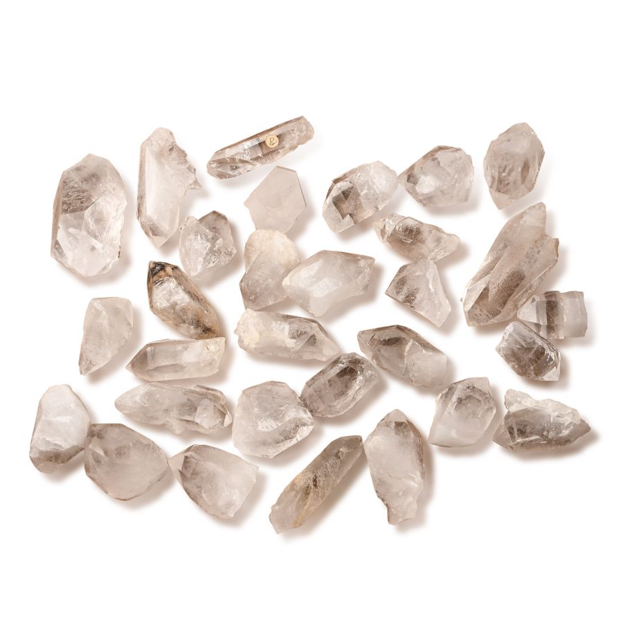 Group of Twenty Nine [29] Rock Crystal Point Display Specimens