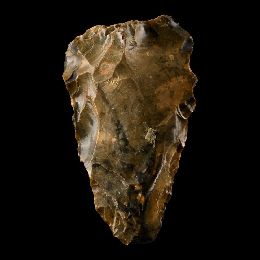 Stone Age Acheulean Knapped Flint Hand Axe