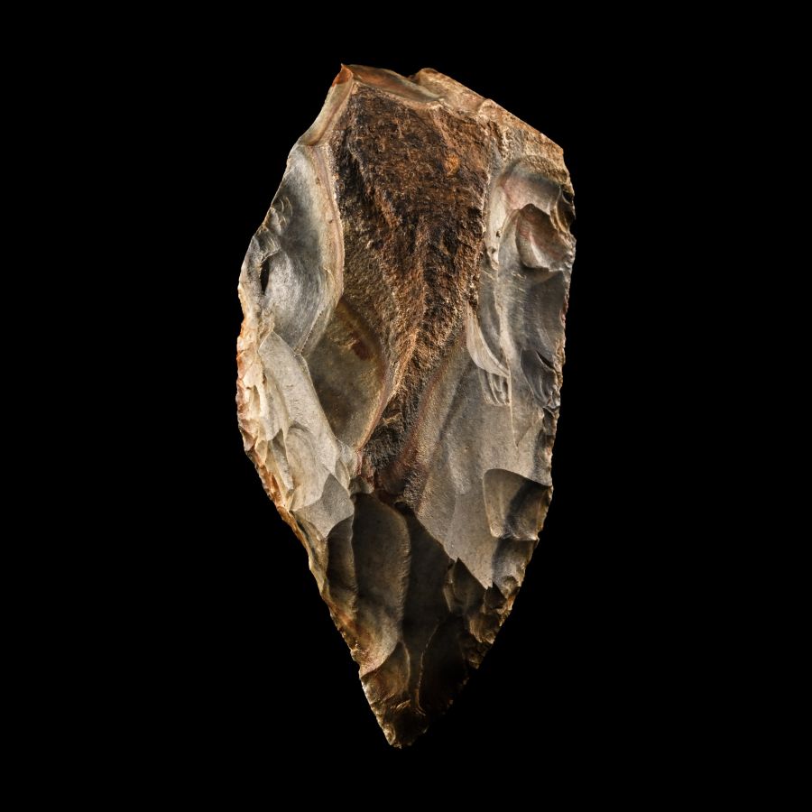 Stone Age Acheulean Knapped Cert Hand Axe